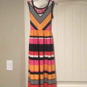 Multicolored maxi dress